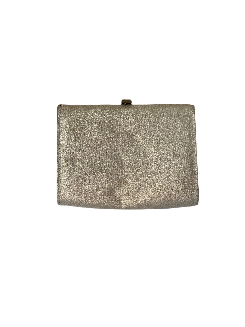 Elegant Metallic Gold Evening Clutch